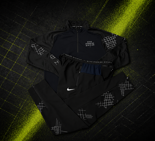 Ensemble running Nike RD Winter noir – veste et jogging Dri-FIT homme performance hiver