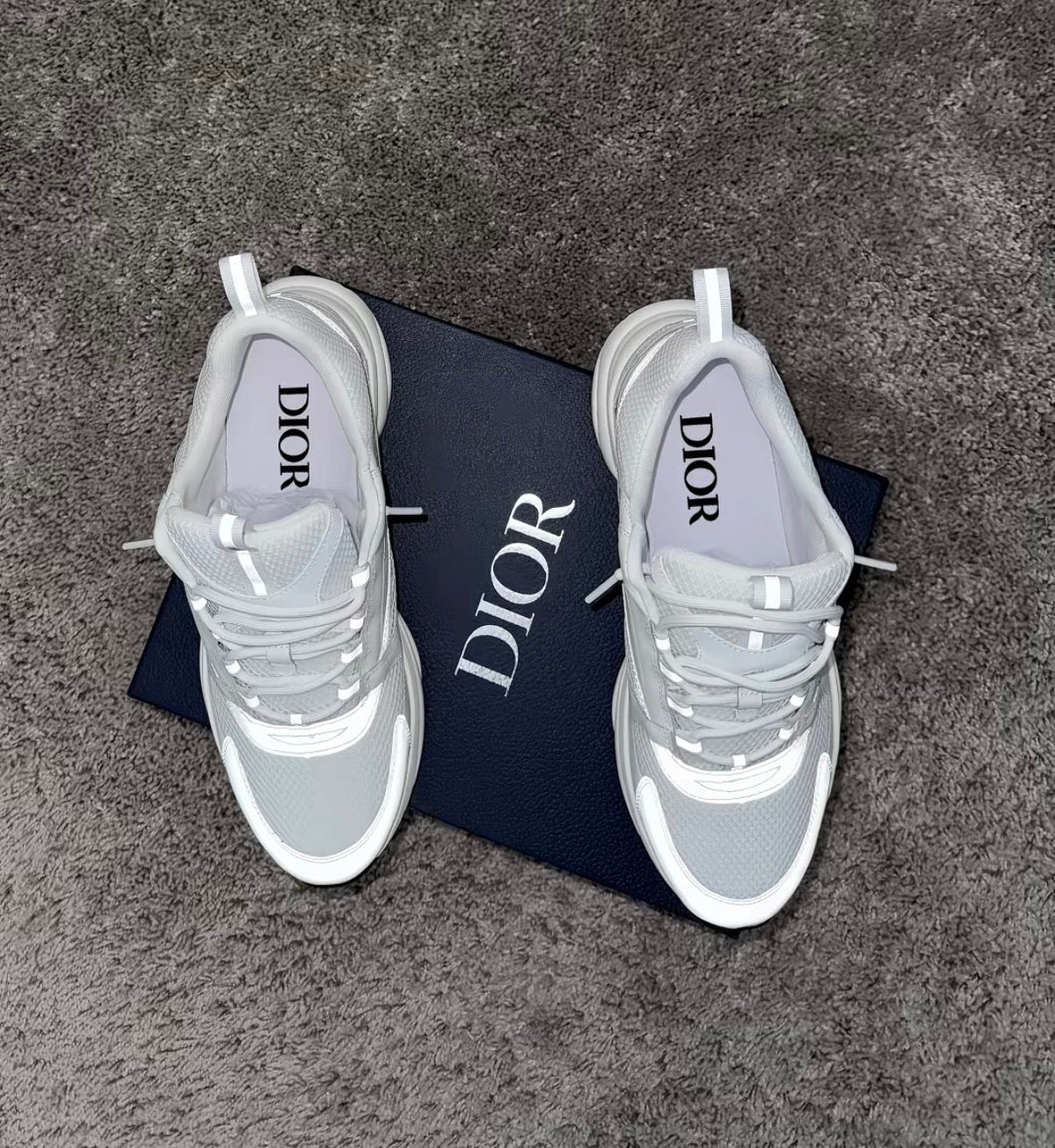 Sneaker Dior B22 Blanche dessus – Chaussure Luxe Homme & Femme | Adss Store