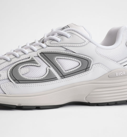 Sneaker Dior B30 Blanche vue latéral  – chaussure de luxe homme et femme