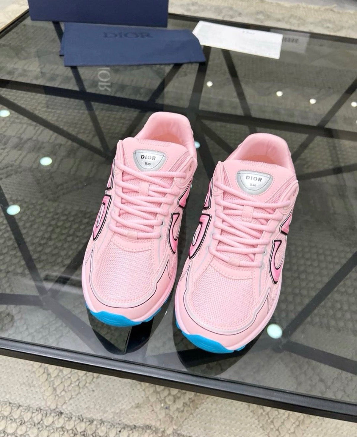 Sneaker Dior B30 Rose – Chaussure Luxe Homme & Femme | Adss Store